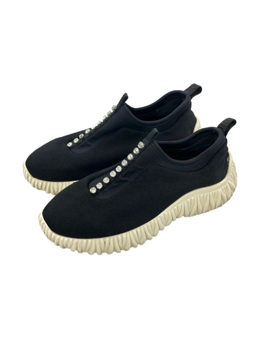 Miu Miu Low-Top Sneakers Slip-on Bijou